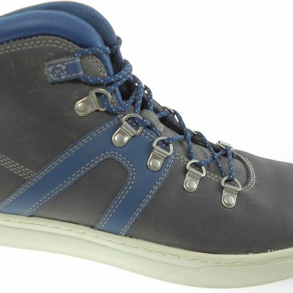 Timberland Mens Dauset Cup Hiker Hiking Gray Leather Chukka Boots Shoes A1OJQ main image 6